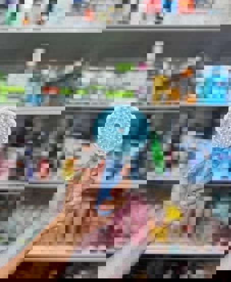 سرشور و ماساژور سر سیلیکونی مخزن دار	